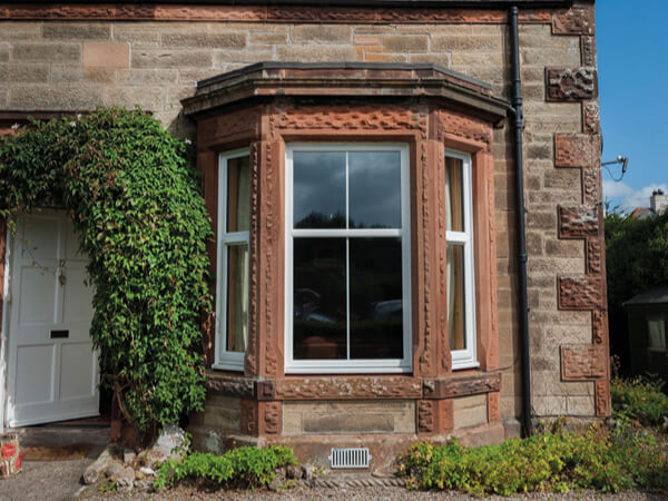 A White Bow Window