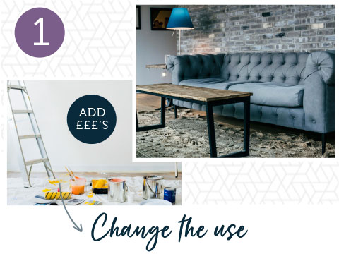 Change the use