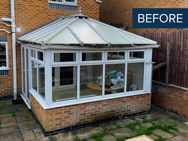 Before - Conservatory Upgrades Before - Conservatory Upgrades