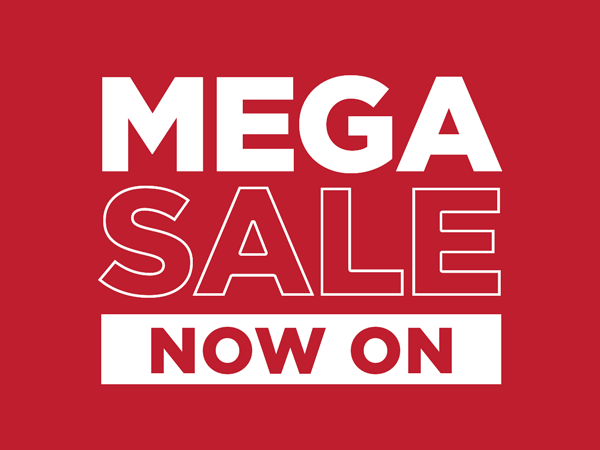 Mega Sale Now On!